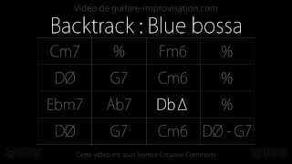 Blue Bossa 120bpm  Backing track [upl. by Barrow]