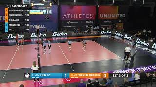 AU Pro Volleyball Game 1 Jenna Rosenthal Ace [upl. by Fritzsche]