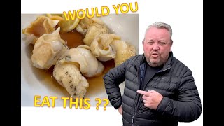 Would you eat this  Whitby Whelks and Winkles [upl. by Nosrettap]