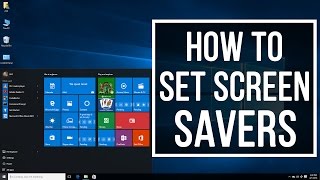 Windows 10 Tips amp Tricks  How to Set Screen Savers [upl. by Giulia]