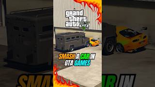 What Happens If You Smash a Car in GTA Games [upl. by Dihaz60]