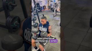 Rutina de hombro gym gymlife gymmotivation gymlover [upl. by Anevad]