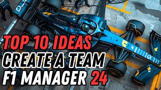 TOP 10 Teams for Create A Team in F1 Manager 24 [upl. by Onaicul]