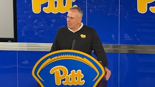 Narduzzi recaps WVU looks ahead to Youngstown State and more at his weekly press conference [upl. by Acirtal]