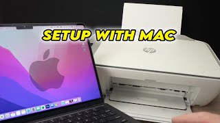 How to Setup HP Deskjet 2700e 2752e 2710e Printer With Mac Computer to Print amp Scan over WiFi [upl. by Partridge237]