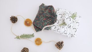 DIY Déco Noël amp Emballages Furoshiki 🎄 [upl. by Husain373]