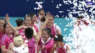 Alyssa Valdez delivers the championship point  2023 PVL AllFilipino Conference [upl. by Adnilra]