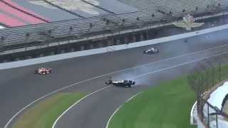 James Hinchcliffe crashes at Indianapolis 500 practice [upl. by Hime]