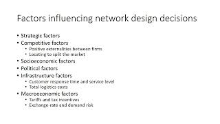 Factors influencing network design decisions HamzaFarooquihf [upl. by Aruasor]