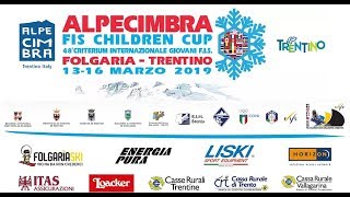 Alpe Cimbra Fis Chiuldren CUP  Slalom Children 2  1 Run [upl. by Gretna]