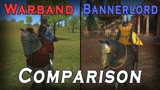 Bannerlord Vs Warband Faction Units Comparison  Mount amp Blade [upl. by Hertzog]