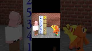 The dog Darwin and Penny play to choose the right number and get the reward minecraft roblox [upl. by Nida]