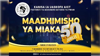 MATENDO YA HURUMA MAADHIMISHO YA MIAKA 50 YA KANISA [upl. by Atikin49]