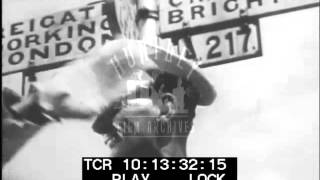 Reigate traffic policeman 1930s Archive film 94448 [upl. by Nalced106]