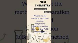 chemistry shorts  Surface chemistry  preparation of colloids [upl. by Zelazny]