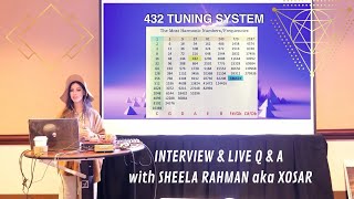 LIVE Q amp A with Frequency Researcher amp Sound Engineer Sheela Rahman aka XOSAR [upl. by Cissie]