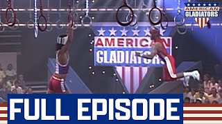 Gladiator Nitro Gets Disqualified In Hang Tough  American Gladiators  Full Episode  S02E22 [upl. by Halsted588]