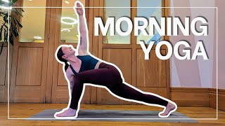 Yoga for Busy Mornings  10 Min Flow to Center amp Energise [upl. by Aicen561]