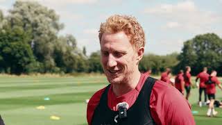 INTERVIEW Dean Lewington on MK Dons clash with Bradford City [upl. by Arimaj]