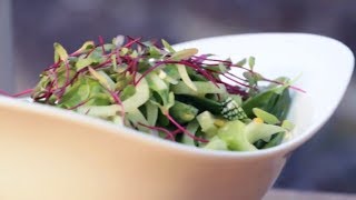 How To Make A Healthy Crisp Green Salad With Maple amp Passion Fruit Vinaigrette  Vicky Ratnani [upl. by Aztinad704]