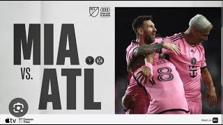 INTER MIAMI x ATLANTA UNITED  MLS AO VIVO COM IMAGENS [upl. by Ahsinra]