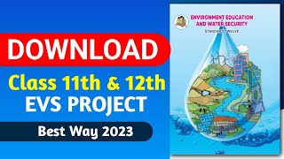 Download Class 11th and 12th EVS Project in HD  Maharashtra Board  evs project 2023 [upl. by Lepper]