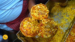 Vadodara Famous Pyarelal Ke Bhel Kachori Rs 30 Only l आपने ऐसी कचौड़ी कभी नहीं खायी होगी l [upl. by Henleigh697]