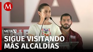 Claudia Sheinbaum realiza mitin en la Alcaldía Magdalena Contreras CdMx [upl. by Einnad]