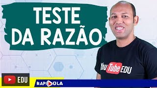 TESTES DE CONVERGÊNCIA  TESTE DA RAZÃO EP1 [upl. by Notterb]