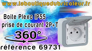 Legrand Plexo prise de courant extérieure étanche 2PT legrand IP55 reference 69731 [upl. by Birmingham]