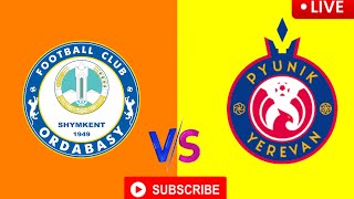 UEFA Europa Conference League live 2024  FC Pyunik vs Ordabasy [upl. by Ellevel]