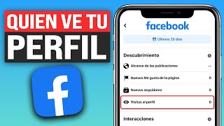 ✅Cómo Saber Cuantas Personas REVISAN mi PERFIL de FACEBOOK 2024 [upl. by Ridinger]