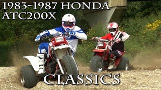 1983 1987 Honda ATC200X Classics Test [upl. by Iot]