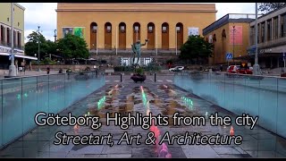 Sweden Gothenburg City Highlights  Streetart Art amp Architecture [upl. by Hungarian]