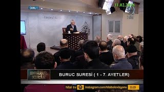 11022018 Burûc Suresi 13 Arası Ayetler  Prof Dr Mehmet OKUYAN – Envaru’l Kuran – Hilal TV [upl. by Eleazar]