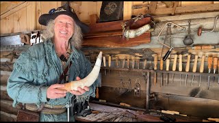 How to Make an 18th Century Powder Horn  HISTORY  SCRIMSHAW  BLACK POWDER  MUZZLE LOADER [upl. by Lail]