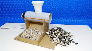 How to make a Sunflower seed cracking machine at home  DIY Kwaci Peeler [upl. by Hudgens]