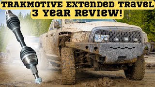 TRAKMOTIVE HD Extended Travel Extreme Articulation CV Axle Review  Are they worth it [upl. by Itisahc]