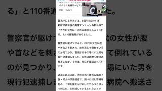 58 3時西新宿高層マンション和久井学51歳＆25歳平澤俊乃 刃物を一方的に刺して死亡 [upl. by Alleda]