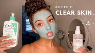 the long awaited skincare routine  my secret to clear skin revealed [upl. by Adest]