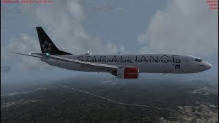 P3D v4 Takeoff from Frankfurt EDDF  SAS  PMDG 737NGX [upl. by Narmi917]