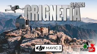 GRIGNETTA GRIGNA MERIDIONALE 2184m  DJI Mavic 3 Pro  15112024 [upl. by Aehsal]