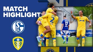 Highlights  FC Schalke 04 v Leeds United [upl. by Aisatna]