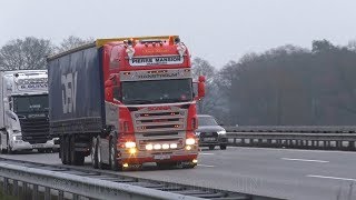 SCANIA R500 V8 Topline  Pierre Mansion Transport  Old one of P Bjarne Andersen [upl. by Eitsud]