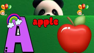 ABC Song  A to Z Nursery Rhymes by Baby Fruit Dancing Sensory Video abcd [upl. by Titos]