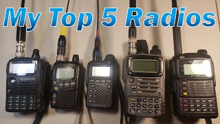 Top 5 VHF  UHF Handheld Ham Radios [upl. by Teloiv]