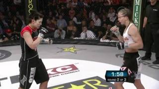 Gina Carano vs Kaitlin Young HD EliteXC [upl. by Fredia]