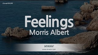 Morris AlbertFeelings Karaoke Version [upl. by Hertberg]