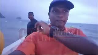 Footage Fisherfolks were making checks to their boats in Charlotteville Tobago early this morning [upl. by Hploda]