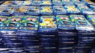 Opening 1000 Evolutions Pokemon Packs [upl. by Dacy]